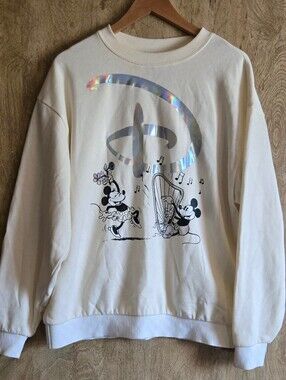 Vans x Disney Swan Song Oversized Crewneck Sweatshirt